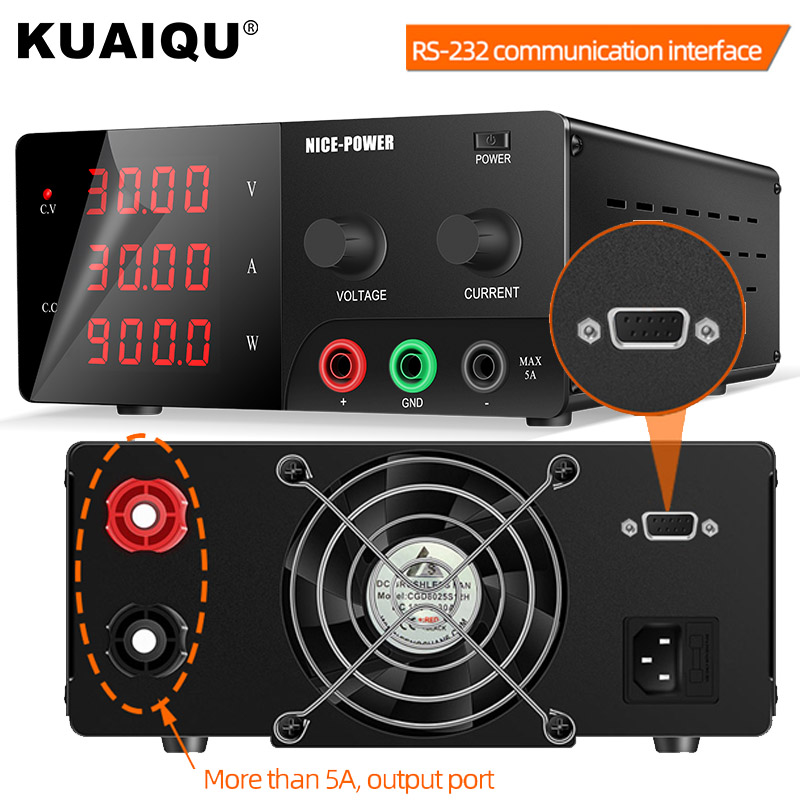 ハイパワー900W調整可能DC電源30V 30A可変ラボ用ス - High Power 60V 20A Bench Power Supply のレビューと価格