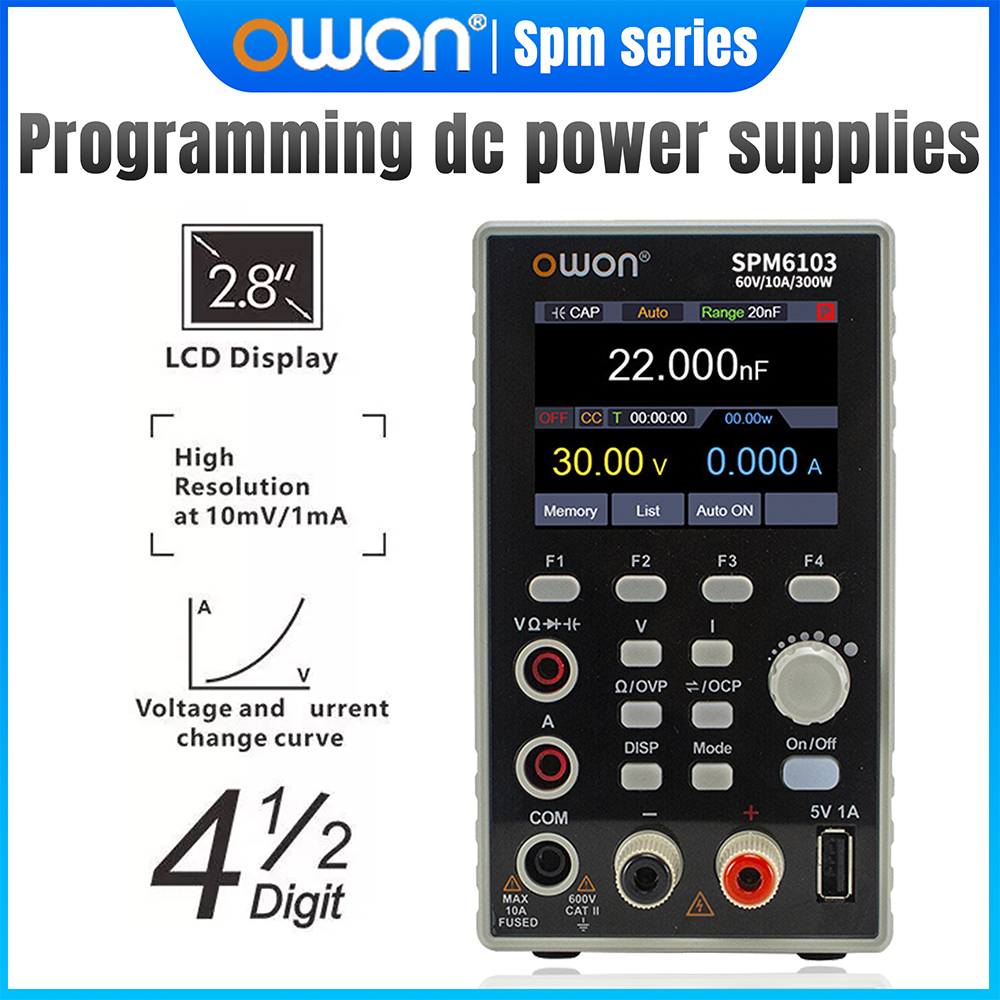 OWON SPM6103 プログラマブルDC電源 60V 1 - Programmable Dc Power Supply 60V 10A のレビューと価格